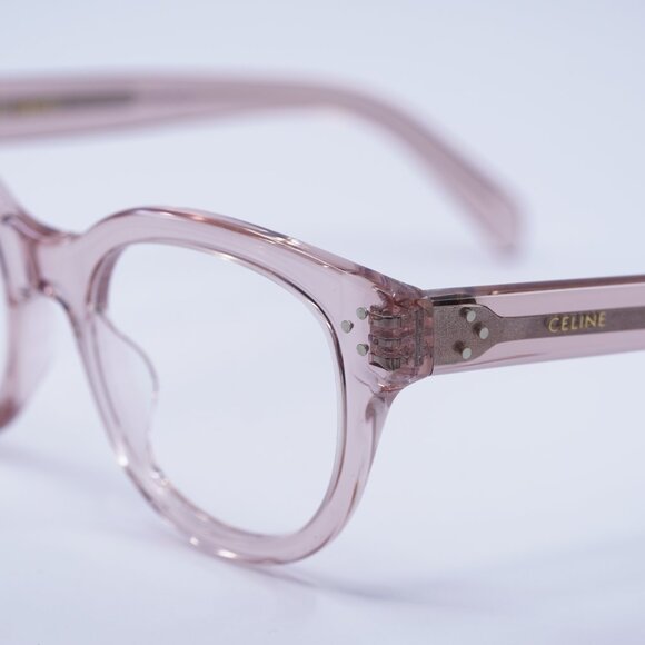 Celine CL50109I 072 Eyeglasses Shiny Light Pink 51mm Square Frame - Picture 8 of 10